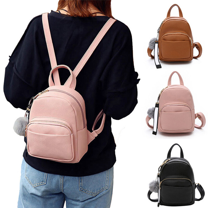 cute little black backpack